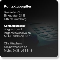 Kontakt uppgifter